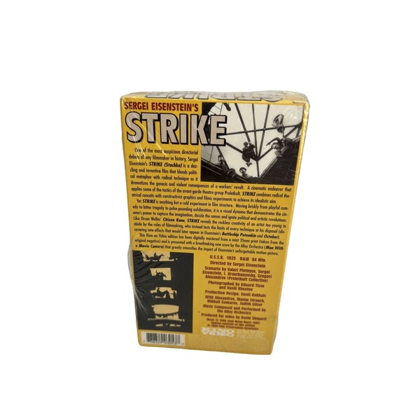 A Film By Sergei Eisenstein Strike VHS Sealed 1999 - Picture 8 of 10